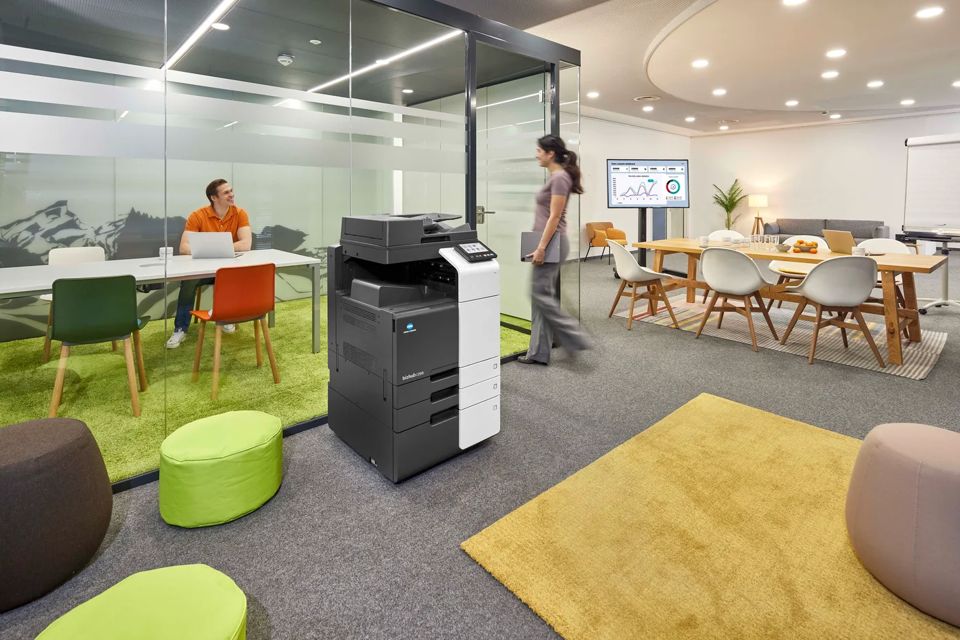 Konica Minolta bizhub C268i A3 Farb-Multifunktionssystem im Büro