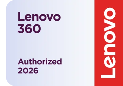 Lenovo – PCs, Laptops & Workstations Lenovo 360 Authorized Partner Logo